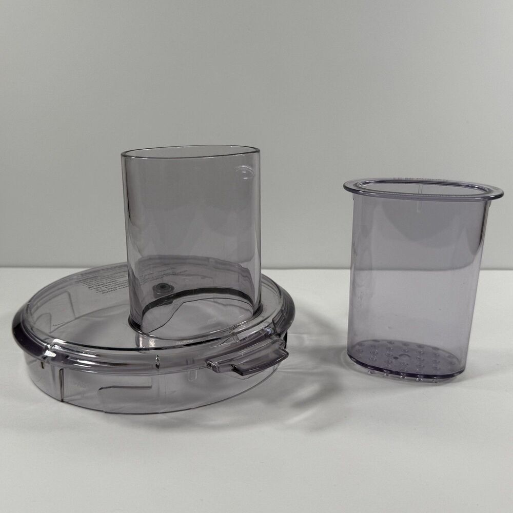Cuisinart Food Processor FP-8WBC Work Bowl Cover Lid & FP-8P Pusher Replacements